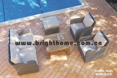 Rattan Wicker Sofa Set Garden Furniture Bm-588