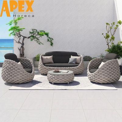 New Garden Furniture Outdoor Aluminum Waterproof Sofa Set Quality Wholesale