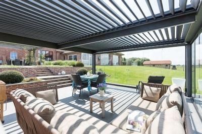 Waterproof PVDF Coated Aluminum Gazebo for Garden Shading
