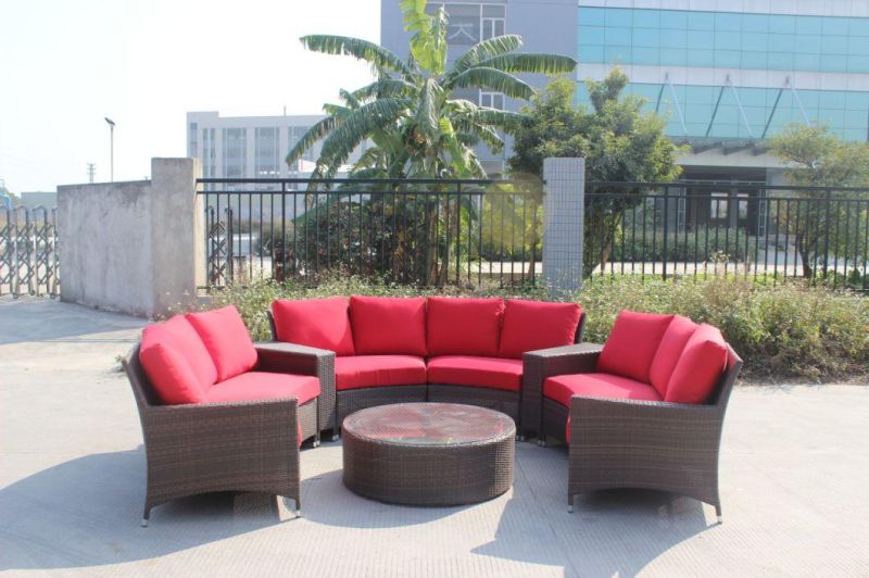 F- Guangdong Foshan Outdoor Furniture Wicker Garden Sofa