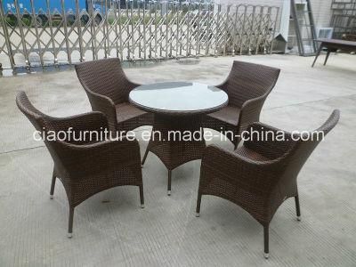 Spain Outdoor Rattan Dining Table Dining Set