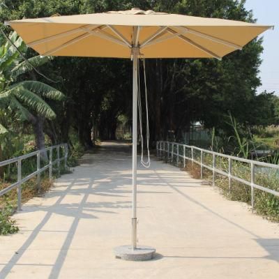 Wholesale Customizable High-End Single Top Hand-Pull Rope MID-Pole Umbrella