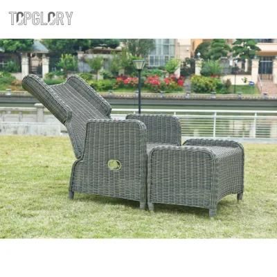 New Design Series Aluminium Frame Leisure Beach Chaise Outdoor Furniture Sun Lounger