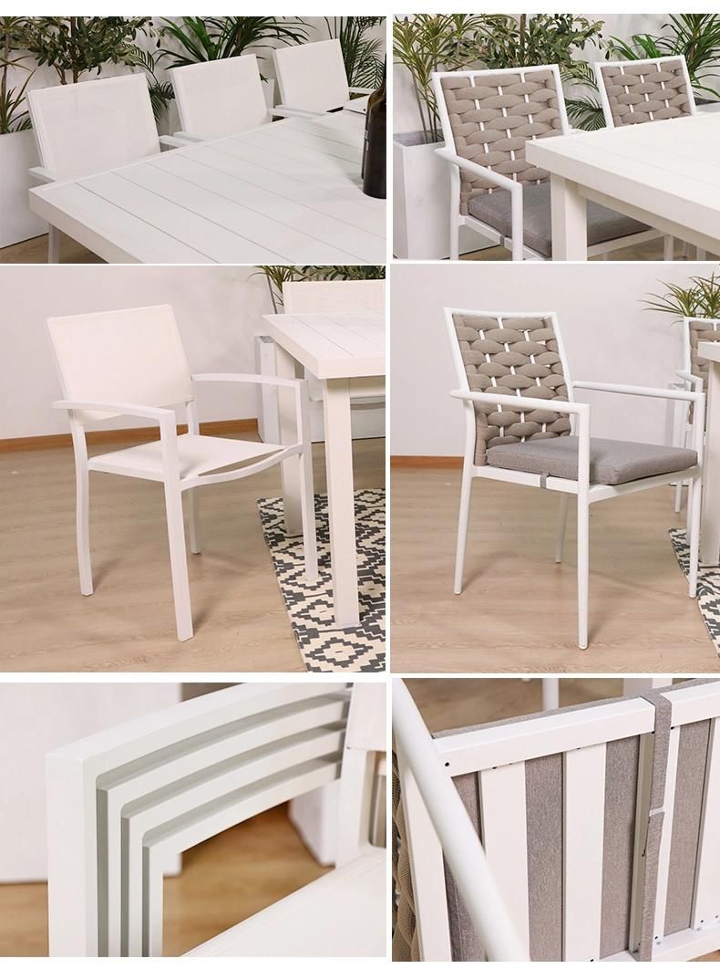 Brand or OEM Customized Foshan Table Rectangle Patio Dining Furniture