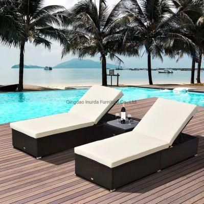 Modern Outdoor Simple Furniture Rattan Folding Beach Picnic Garden Furniture Sets