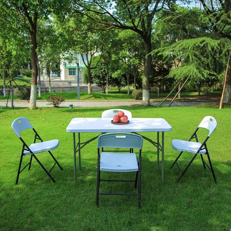 Folding Camping Plastic Picnic Table with Chairs