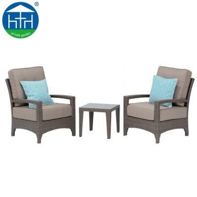 Patio Furniture Rattan Sofa with Cushion Covers, Outdoor Rattan Sofa Set