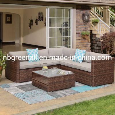 Wholesale Waterproof Rattan Outdoor Garden Patio Wicker Bistro Sofa Furniture