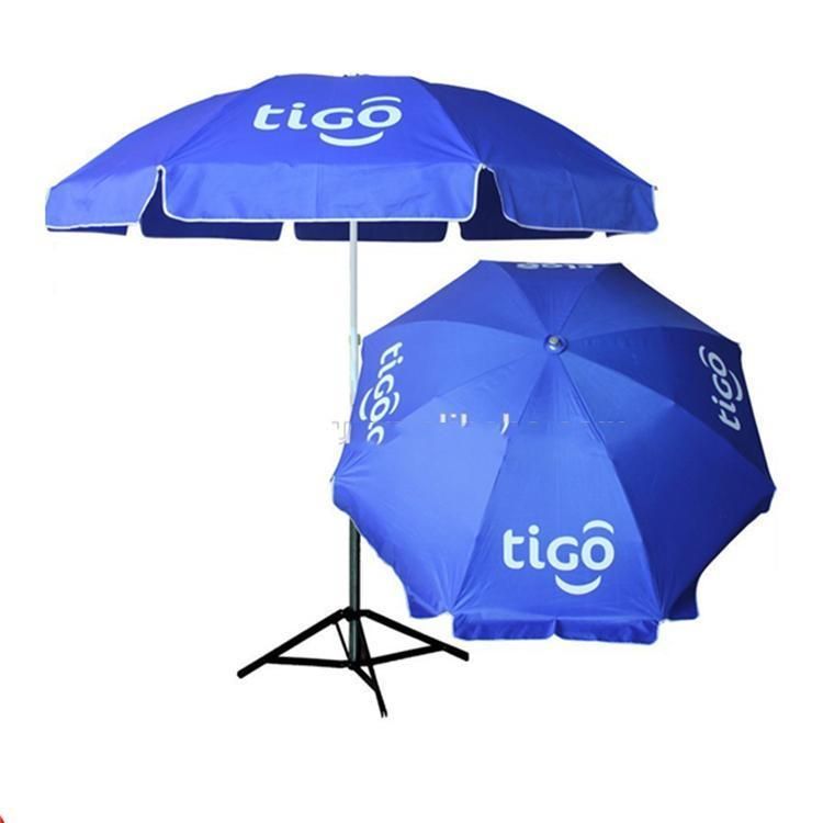 UV Protection Outdoor Large Beach Sun Umbrella with Restaurant Garden