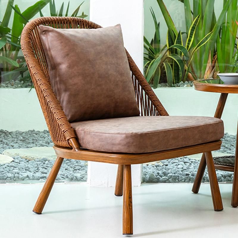 Outdoor Wicker Furniture Set Patio Weaving Rattan Chair with Cushion