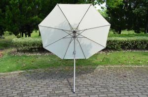 Hot Selling Customize Outdoor California Umbrella Olefin Fabric Aluminum Auto Tilt Brown Market Umbrella, Market Umbrella