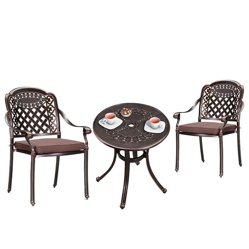 Outdoor Dining Cast Aluminum Furniture Classic Design Model