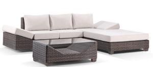 Luxury Garden Outdoor Leisure Rattan Wicker Lounge Sofa Set Furniture