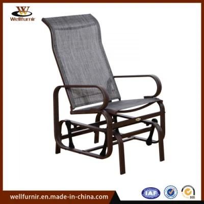 Promotions Garden Patio Mesh Fabric Textilene Aluminum Outdoor Swivel Rocking Chair