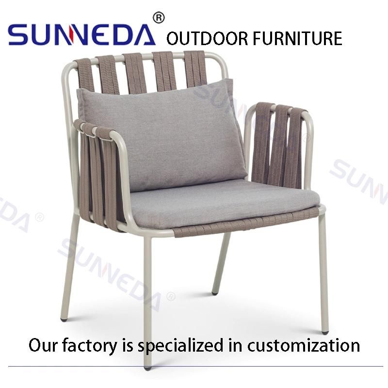 Factory Custom Waterproof and Oxidation Resistant Outdoor Garden Leisure Chair Furniture