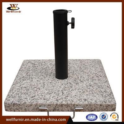 All Weather Parasol Umbrella Square Marble Stone Base (WFB-1902)