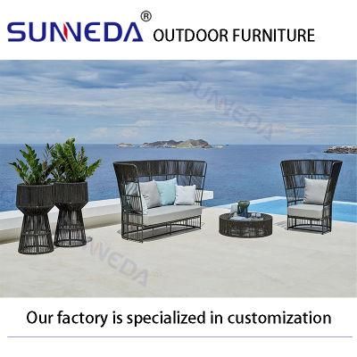 Aluminium Alloy Rattan Bistro Studio Restaurant Outdoor Garden Flower Rack