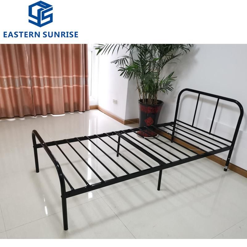 Metal Single Bed for School/Factory/Office/Dormitory