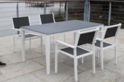 New Metal OEM 8 Person Patio Table Balcony Dining Set