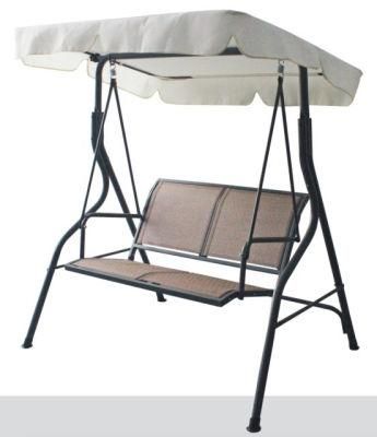 Outdoor Curved Tube Textilene Swing Chair