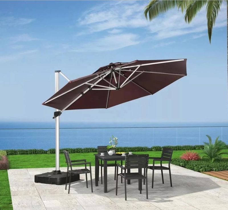 China Wholesale Furniture Sun Umbrellas Outdoor Umbrella Rainproof Round Parasol Patio Umbrella Roman Umbrella Sun Canopy Garden Pool Beach Umbrella (2 top)