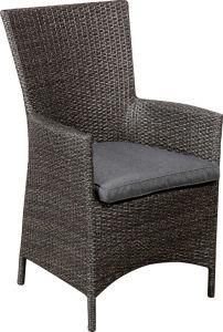 Outdoor Garden Rattan Wicker Aluminum High Back Dining Chair