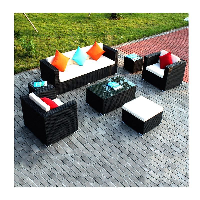 Aluminum Alloy Frame U Shape Leisure Living Room Furniture L Shape Sofa