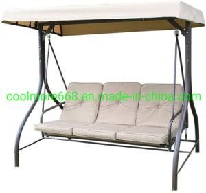 New Outdoor Swing Chair with Canopy Top Cover, Replacement Canopy for 3 Seaters Swing