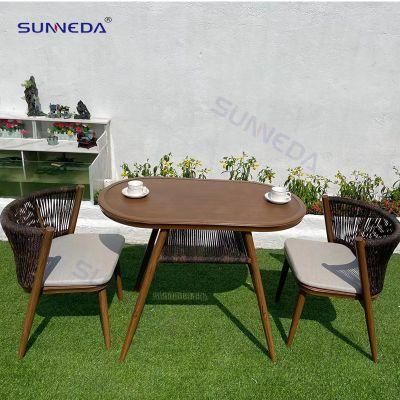 High Quality Patio Table with Disassembly Structure, Table Top Aluminum