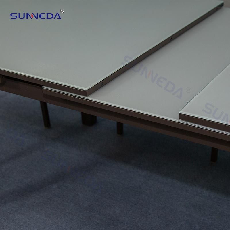 Hotel Modern Style Outdoor Furniture Aluminum Dining Table Set