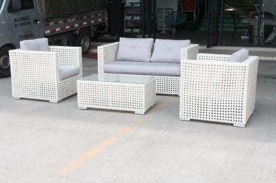 Aluminum+Rattan Darwin or OEM Wicker Furniture Outside Outdoor Corner Lounge Set