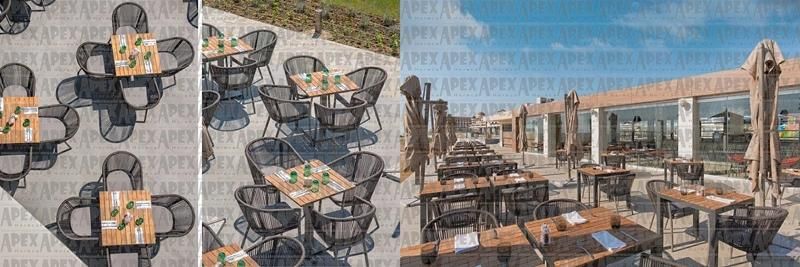 Outdoor Furniture Garden Patio Resorts Bar Rope Wicker Chairs