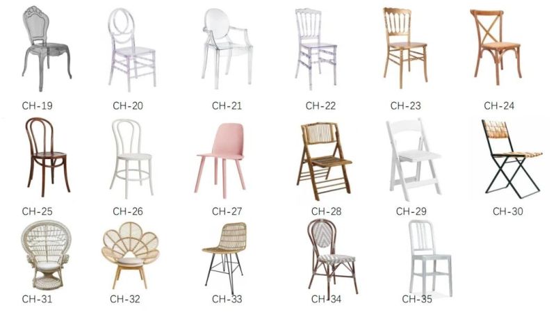 Garden Furniture Natural Rental Bamboo Wedding Folding Chairs