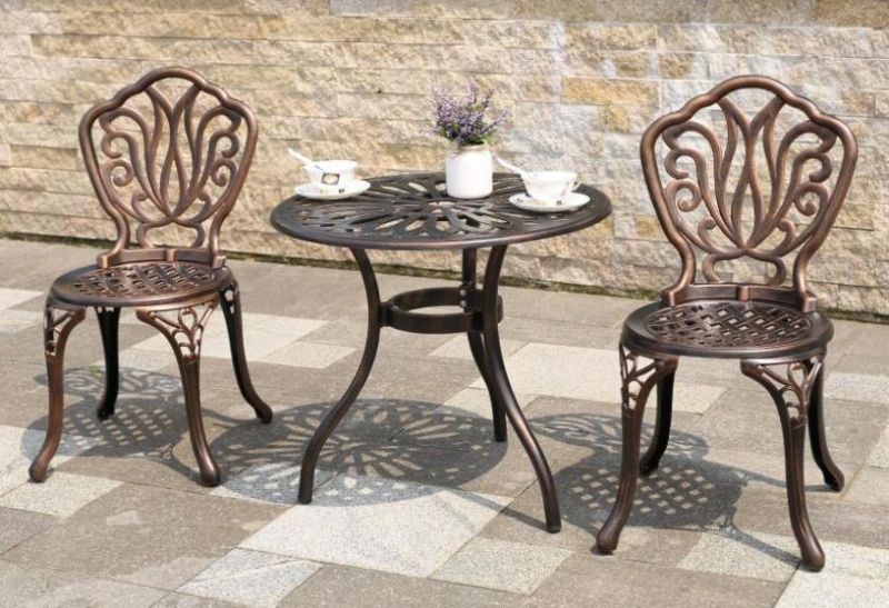 Cast Aluminum Chair Outdoor Furniture Aluminum Dining Chair Outdoor Aluminum Frame Chair