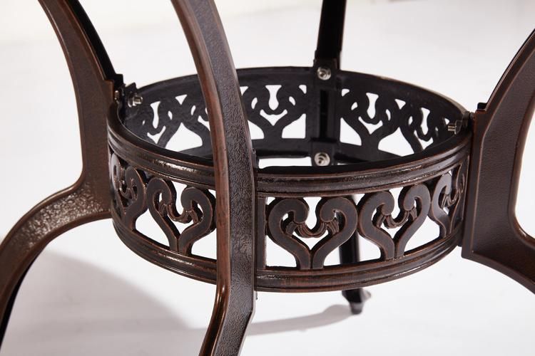 Antique Design Outdoor Round Furniture Garden Dining Set for Party