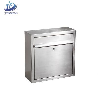 Stainless Steel Waterproof Outdoor Modern Type Single Mailbox