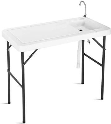 Portable Fish Fillet Hunting Cleaning Cutting Camping Picnic Outdoor Gardening Folding Table