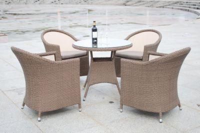 Unfolded OEM Customized Foshan Chair 6 Seater Outdoor Dining Set