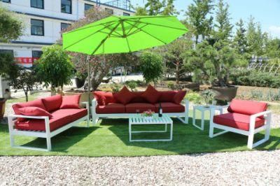 Garden Metal Sofa Powder Coated Aluminum 4PCS Garden Outdoor Furniture Set