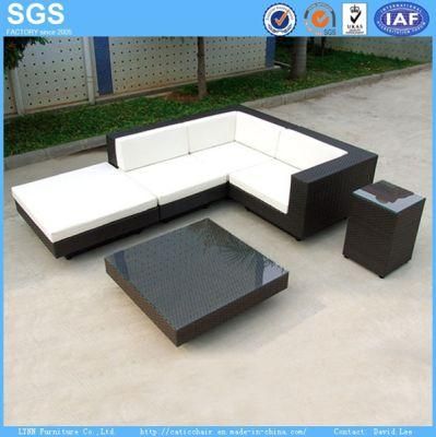 Garden Hotel Furniture Wicker Corner Sofa PE Rattan Sofa