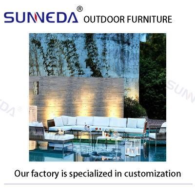 L Shape Patio Casual Grass Ground Wide Typical Garden Furniture