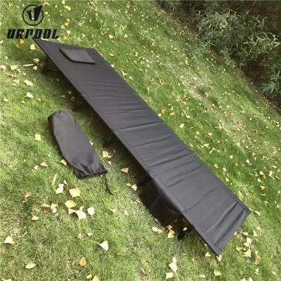 Aluminum Alloy Ultralight Compact Folding Camping Bed Oxford Cloth Backpacking Picnic