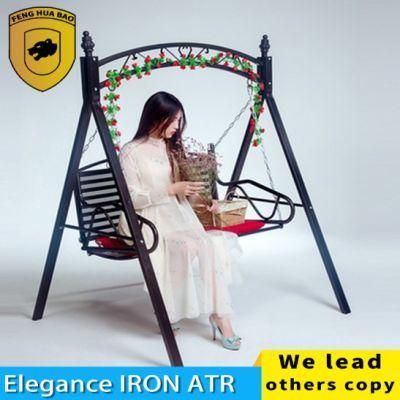 Garden Swing Chair Villa Hammock Double Iron Outdoor Swing Chair Outdoor Courtyard Rocking Chair