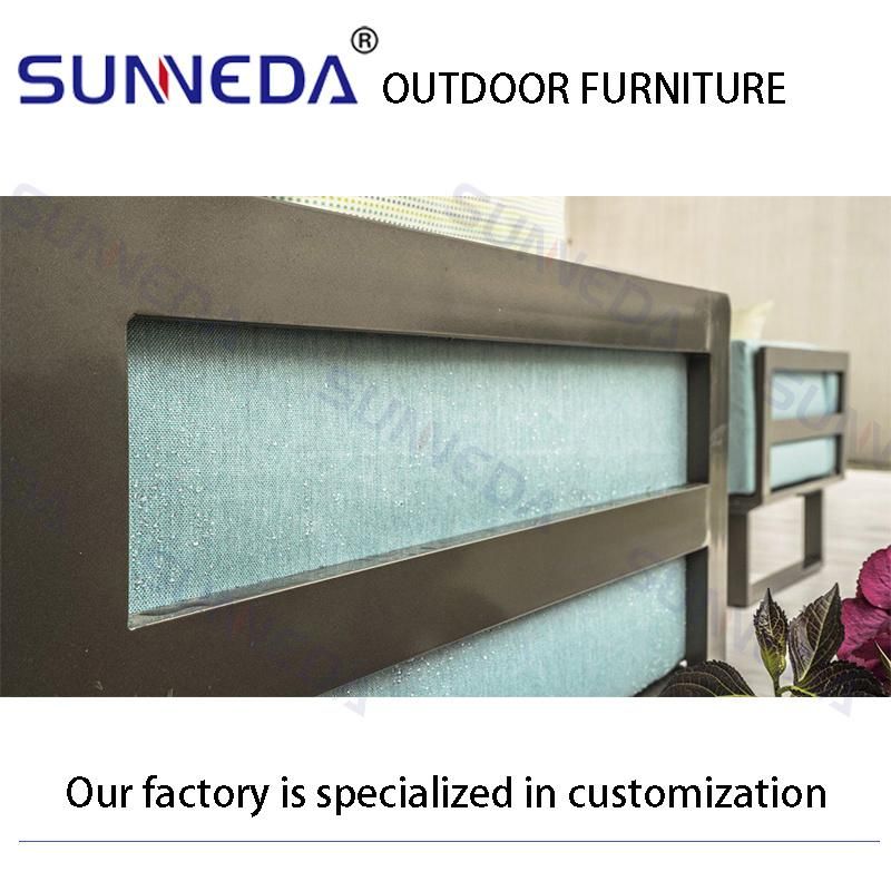 High Quality Modern Modular Lounge Patio Furniture High-End Outdoor Furniture Fabric Outdoor Sofa