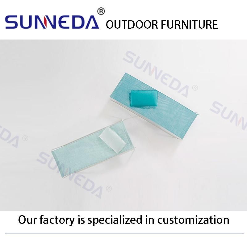 Outdoor Modern Design Presentable Leisure Simple Stainless Steel Sunlounger