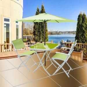 Outdoor Garden Furniture Patio Foldable Table Portable Table and Chair Furniture Set Garden Table and Chair