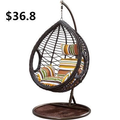 New Design Rattan Patio Wicker Furniture Outdoor Hanging Swing Chair