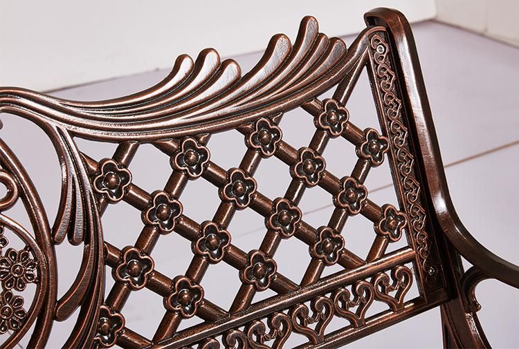 Popular Antique Design Large Aluminum Cast Outdoor Garden Furniture