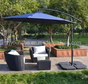 10FT LED Light Lighted Banana Parasol Outdoor Garden Parasol