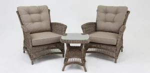 Garden Rattan Wicker Furniture Armchair Modern Fashion Chatting Sofa Set